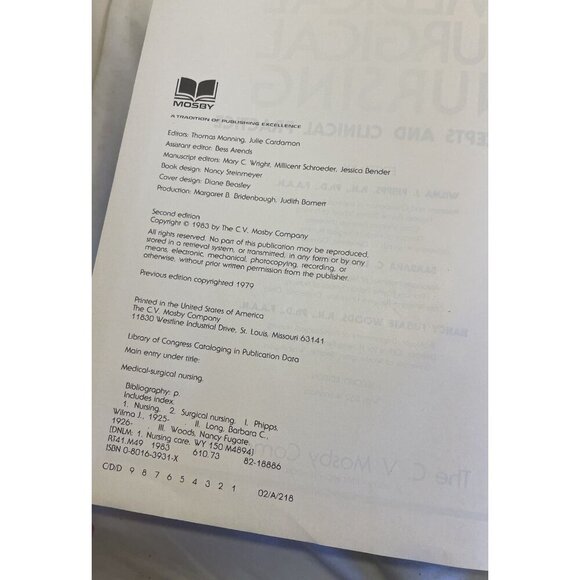 Medical Surgical Nursing HC 2nd Ed. Concepts Practice Textbook Nurse Med - Picture 8 of 16